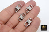 Gold Lobster Clasps, Stainless Steel Gold Lobster Claws # 2838, Large Jewelry Findings 10 x 22 mm for Steel Chain Bracelets