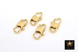 Gold Lobster Clasps, Stainless Steel Gold Lobster Claws #2838, Large Jewelry Findings 10 x 22 mm for Steel Chain Bracelets
