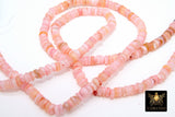 Shell Bead Heishi Bead Strands, Multi Color Black, Pink