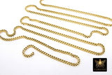 Stainless Steel Silver Chain, 304 Steel 2.5 mm Box Chains CH #251, Unfinished Gold Jewelry Chains