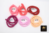 6 mm Clay Rondelle Beads, Heishi Flat Beads in Polymer Clay Disc CB #174, 3 mm Rondelle Stone Beads