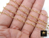925 Sterling Silver Rolo Chains, 14 K Gold Filled Unfinished By The Foot CH# 867, 5.0 x 3.0 mm Oval Thick Rolo Chain CH #765