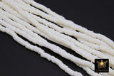 2 Strands 6 mm Clay Flat Beads, White Heishi Multi Checker Mix Beads CB #209, Polymer Disc