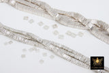 Gold Flat Spacer Beads, 20- 280 pcs Square Brushed Gold Metal Discs # 2990, Heishi Rondelle