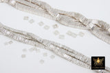 Gold Flat Spacer Beads, 20- 280 pcs Square Brushed Gold Metal Discs # 2990, Heishi Rondelle