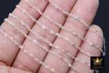 925 Sterling Silver Lacey Heart Chains, 3 mm Dainty Heart Shaped CH# 818, Unfinished Designer Jewelry Chain