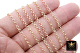 14 K Gold Filled Ladder Jewelry Chains, 5.2 mm Ladder Chain CH# 704, Unfinished Genuine 14 20 Gold