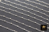 925 Sterling Silver Satellite Cable Chains, 14 K Gold Filled 2.1 mm Rondelle beads CH# 826, Unfinished 14 20 Hammered Flat Cable
