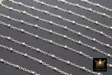 925 Sterling Silver Satellite Cable Chains, 14 K Gold Filled 2.1 mm Rondelle beads CH #826, Unfinished 14 20 Hammered Flat Cable