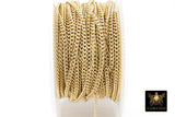 14 K Gold Filled Curb Chain, 2.7 mm 14 20 Gold Dainty Curb Chain CH# 732, 2.0 mm Unfinished Cable Jewelry Chain