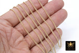 925 Sterling Silver Curb Chain, 2.7 mm 14 K Gold Filled Dainty Curb Chain CH# 831, Unfinished Cable Jewelry Chain