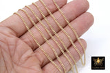 925 Sterling Silver Curb Chain, 2.7 mm 14 K Gold Filled Dainty Curb Chain CH# 831, Unfinished Cable Jewelry Chain