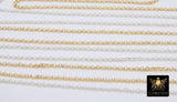 14 K Gold Filled Rolo Chains, 2 mm 925 Sterling Silver CH #861, 1.2 mm Thick Unfinished CH #761