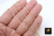 14 K Gold Filled Paperclip Chain, 5.2 mm Rectangle Drawn Chains CH# 753, Unfinished 14 20 Gold