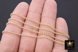 14 K Gold Filled Rolo Chains, 2 mm 925 Sterling Silver CH #861, 1.2 mm Thick Unfinished CH #761