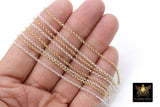 925 Sterling Silver Rolo Chains, 2 mm 2.2 mm 3.7 mm 925 Sterling CH# 764, Thick Unfinished