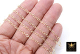 14 K Gold Filled Hammered Chains, 3.8 mm Flat Drawn Cable CH# 701, Unfinished Extender Chain