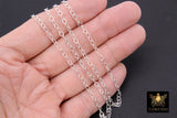 925 Sterling Silver Hammered Chains, 3.8 mm Flat Extender Chain CH# 801, 14 K Gold Filled Unfinished Cable CH# 701