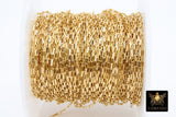 14 K Gold Filled Box Chains, 14 20 Unfinished By The Foot CH #710, 3 mm Venetian Thick Box Chain