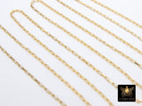 14 K Gold Filled Box Chains, 14 20 Unfinished By The Foot CH #710, 3 mm Venetian Thick Box Chain