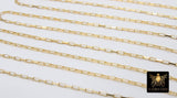 14 K Gold Filled Box Chains, 14 20 Unfinished By The Foot CH# 710, 3 mm Venetian Thick Box Chain