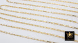 14 K Gold Filled Box Chains, 14 20 Unfinished By The Foot CH #710, 3 mm Venetian Thick Box Chain