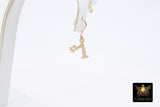 14 K Number One Charms, 14 20 Gold Filled Moms Charm # 2283, Jewelry Sports Charm