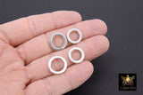 925 Sterling Silver Round Push Clasp, 14 mm 16 mm Silver Round Shaped #2281, 2 Size Clip Connectors