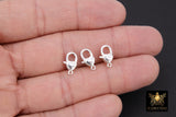 925 Sterling Silver Heart Lobster Clasp, 12 mm Lobster Claw #2305, 925 Love Clasp