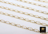 14 K Gold Filled Paper Clip Chains, 14 20 Nugget Long and Short Chain CH #708, Paperclip and Rolo