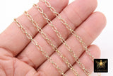 14 K Gold Filled Paper Clip Chains, 14 20 Nugget Long and Short Chain CH# 708, Paperclip and Rolo