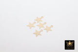 14 K Gold Filled Star Charms, 14 20 Jewelry, 8 mm Constellation Dangle Charms #2290