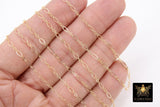 14 K Gold Filled Paperclip Jewelry Chains, 4.8 mm 925 Sterling Silver CH# 904, Drawn Flat Rolo