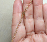 14 K Gold Filled Ladder Jewelry Chains, 5.2 mm Ladder Chain CH #704, Unfinished Genuine 14 20 Gold