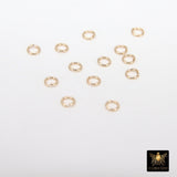 14 K Gold Filled Jump Rings, 2.3, 2.5 or 3.0 mm Open Snap Close Rings # 3315
