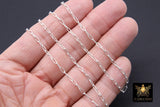 925 Sterling Silver Paperclip Chain, 5.4 mm 14 K Gold Filled Drawn Chains CH# 854, Unfinished Rectangle Oval Chains CH# 754