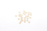 14 K Gold Filled Jump Rings, 3.0 4.0 or 5.0 mm Open Snap Close Rings, 22 Gauge Rings