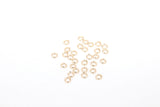 14 K Gold Filled Jump Rings, 3.0 4.0 or 5.0 mm Open Snap Close Rings, 22 Gauge Rings