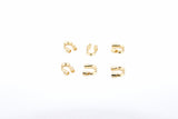 14 K Gold Filled Cable Wire Guard, 1.14mm Gold Wire Savers AG #875, Cable Thimble Guardian Protector