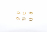 14 K Gold Filled Cable Wire Guard, 1.14mm Gold Wire Savers AG #875, Cable Thimble Guardian Protector
