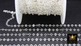 925 Sterling Silver Bar Jewelry Chains, 3 mm Sequin Bar CH #849, 14 K Gold Filled Unfinished CH #740