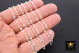 925 Sterling Silver Bar Jewelry Chains, 3 mm Sequin Bar CH #849, 14 K Gold Filled Unfinished CH #740