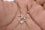 925 Sterling Silver Crimp Tube Beads, 1 mm, 1.5 mm