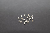 925 Sterling Silver Crimp Beads, 2 mm Crimp Beads AG #2357, Silver Tube Beads 1.4 mm Hole