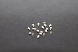 925 Sterling Silver Crimp Beads, 2 mm Crimp Beads AG #2357, Silver Tube Beads 1.4 mm Hole