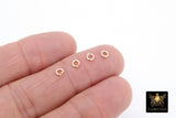 14 K Gold Filled Jump Rings, 4.0, 4.5mm 19 gauge OR 5mm