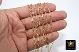 14 K Gold Filled Paperclip Chain Unfinished