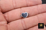 10 mm Super Strong 925 Sterling Silver Bracelet Clips #868, 10 mm High Quality Heart Connector, Arthritis Magnetic Jewelry Findings