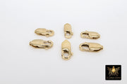 14 K Gold Filled Lobster Clasps, Long Clasp Jewelry Findings # 855, Sizes 12 mm