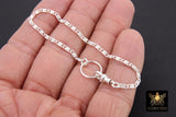 925 Silver Bar Swivel Fob Bracelet